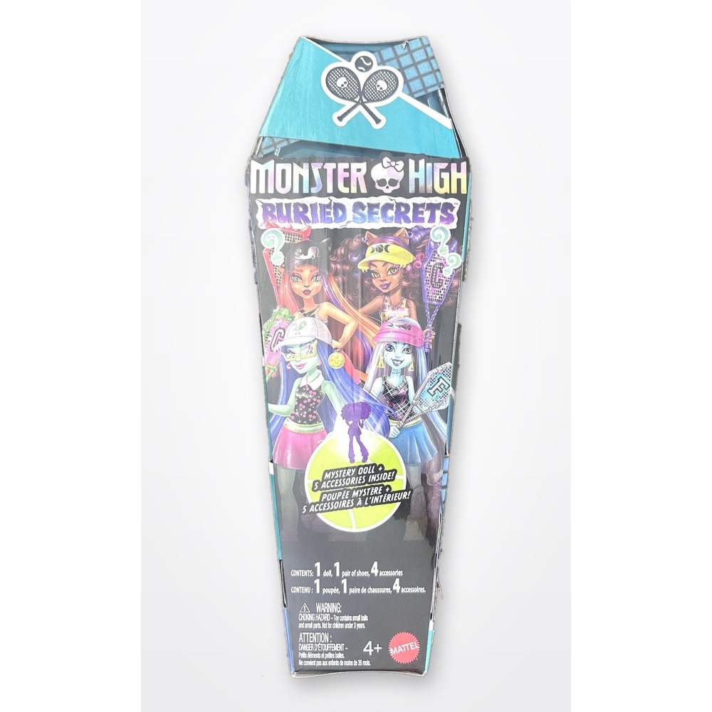 NEW Monster High‎ Buried Secrets Mystery Doll Factory Sealed Coffin Box Mattel